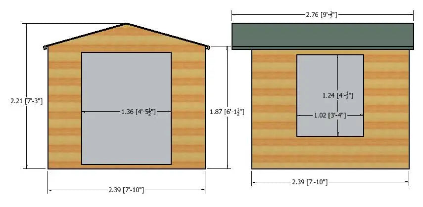 Winton Summerhouse 8' x 8' - Chestnut Mill