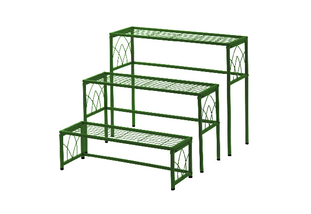 Nesting Plant Stand, Set of 3 - Sage Green