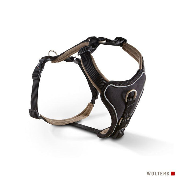Wolters Professional Comfort Harness with Neck Adjustment - Black / Brown